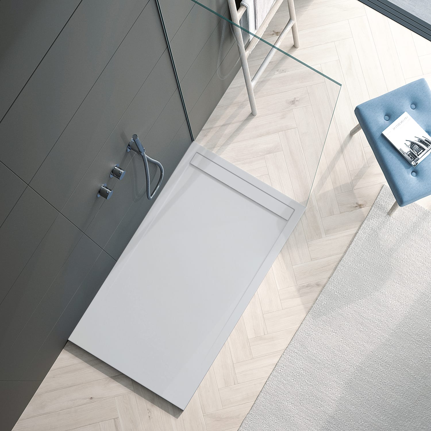 Plato de ducha Bruntec Design Veleta Ambiente 4