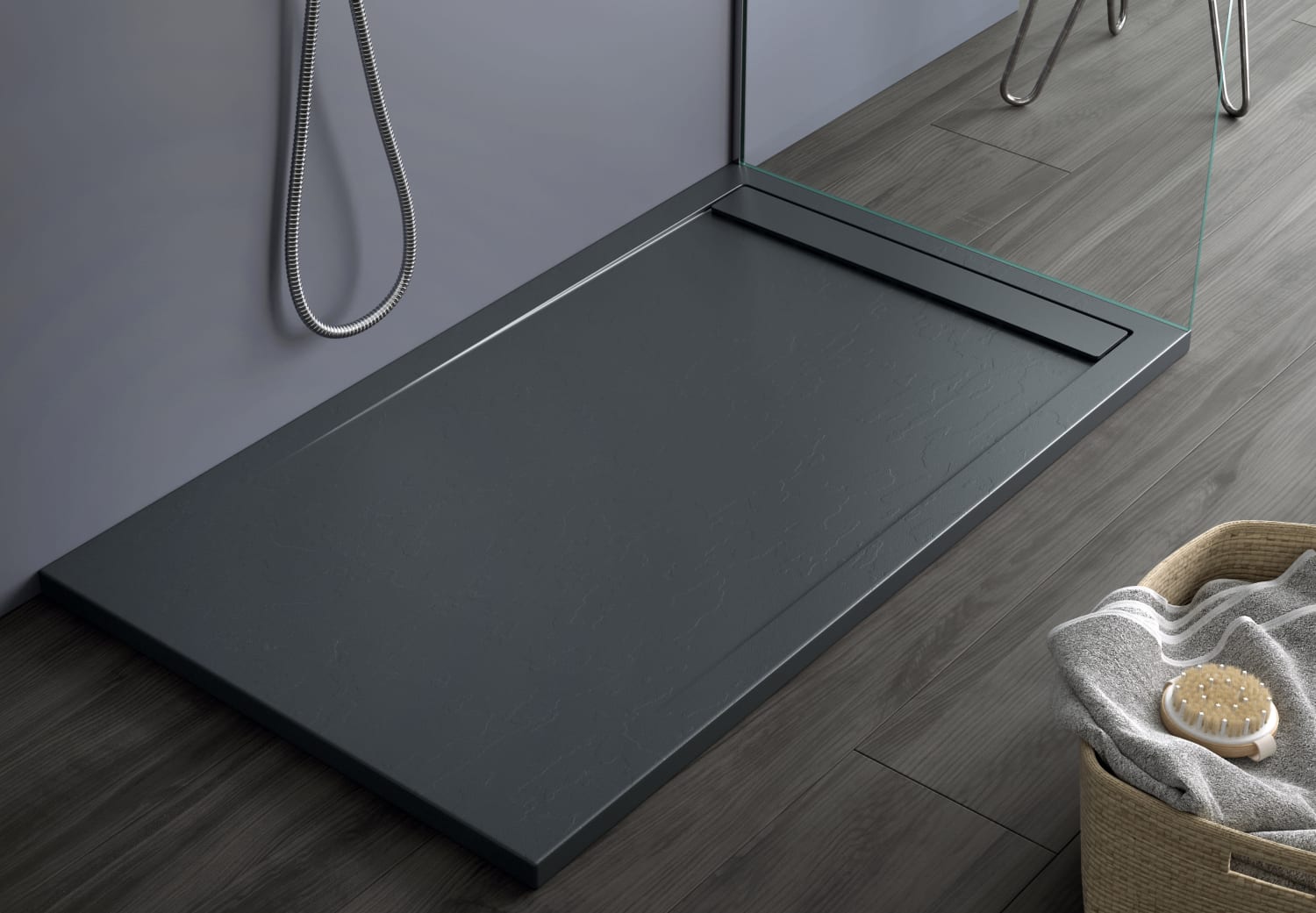 Plato de ducha Bruntec Design Veleta Ambiente 24