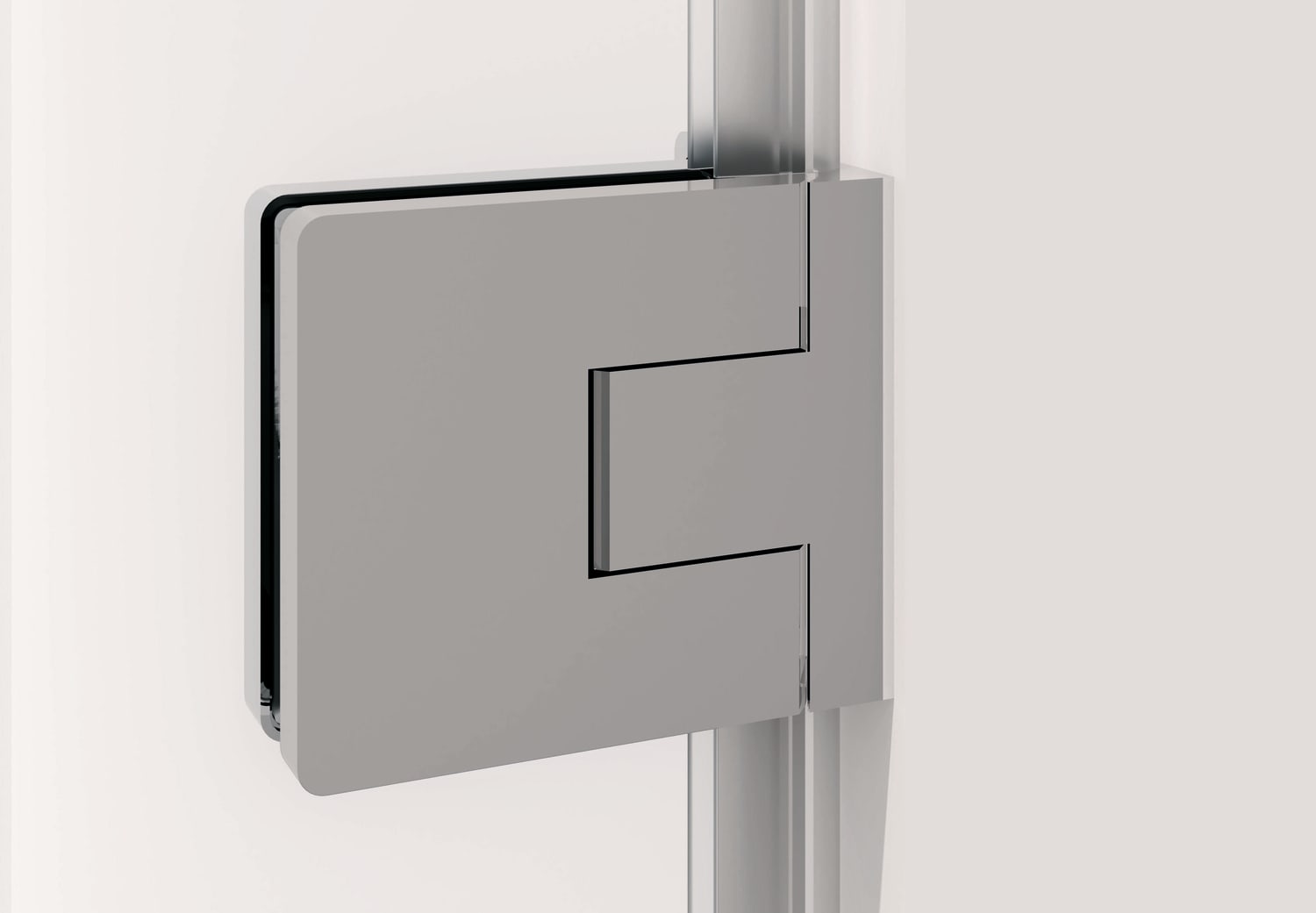 Mampara de ducha angular Bruntec Pure (400A) Detalle 1