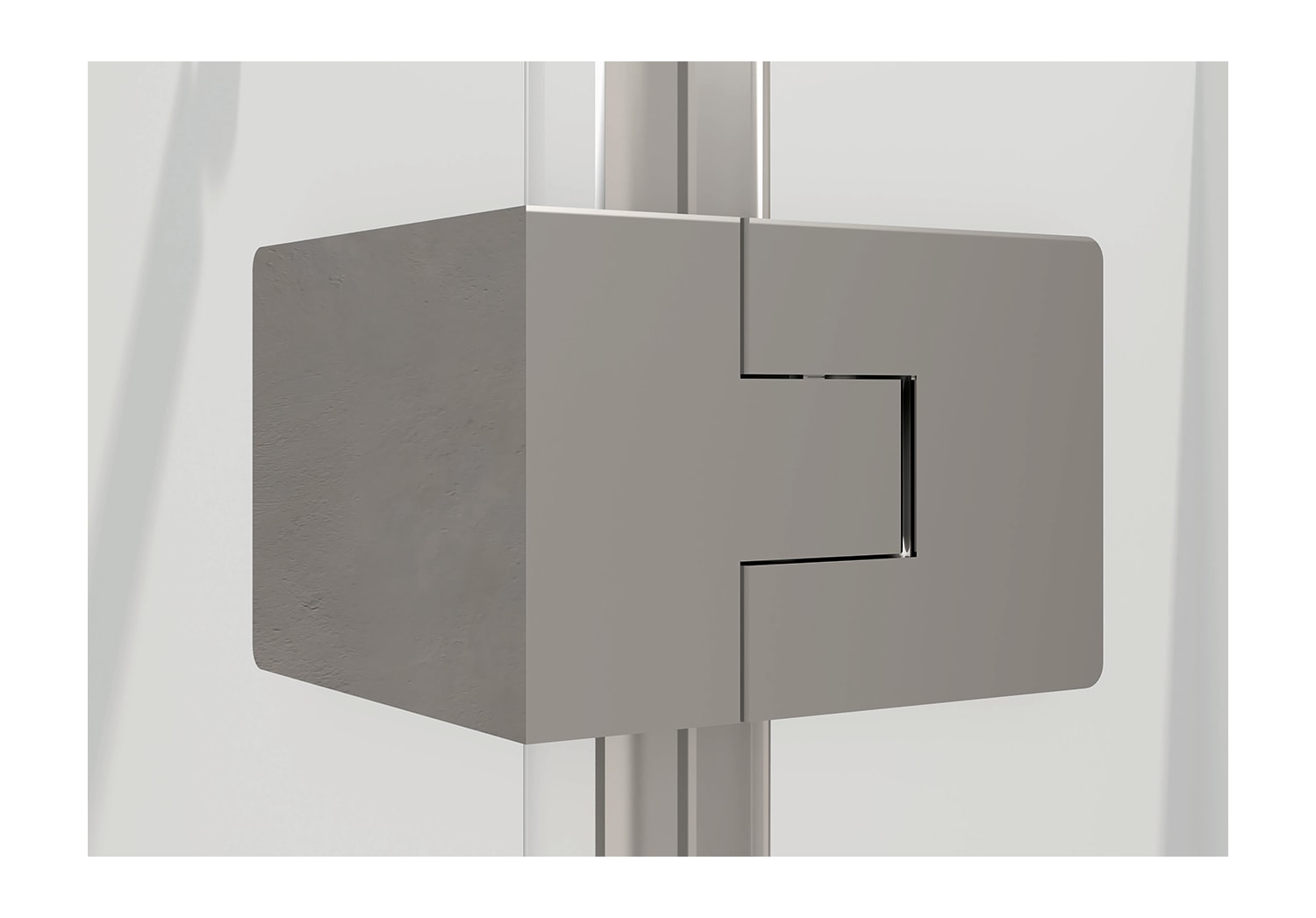 Mampara de ducha angular Bruntec Aurea (400A) Detalle 9