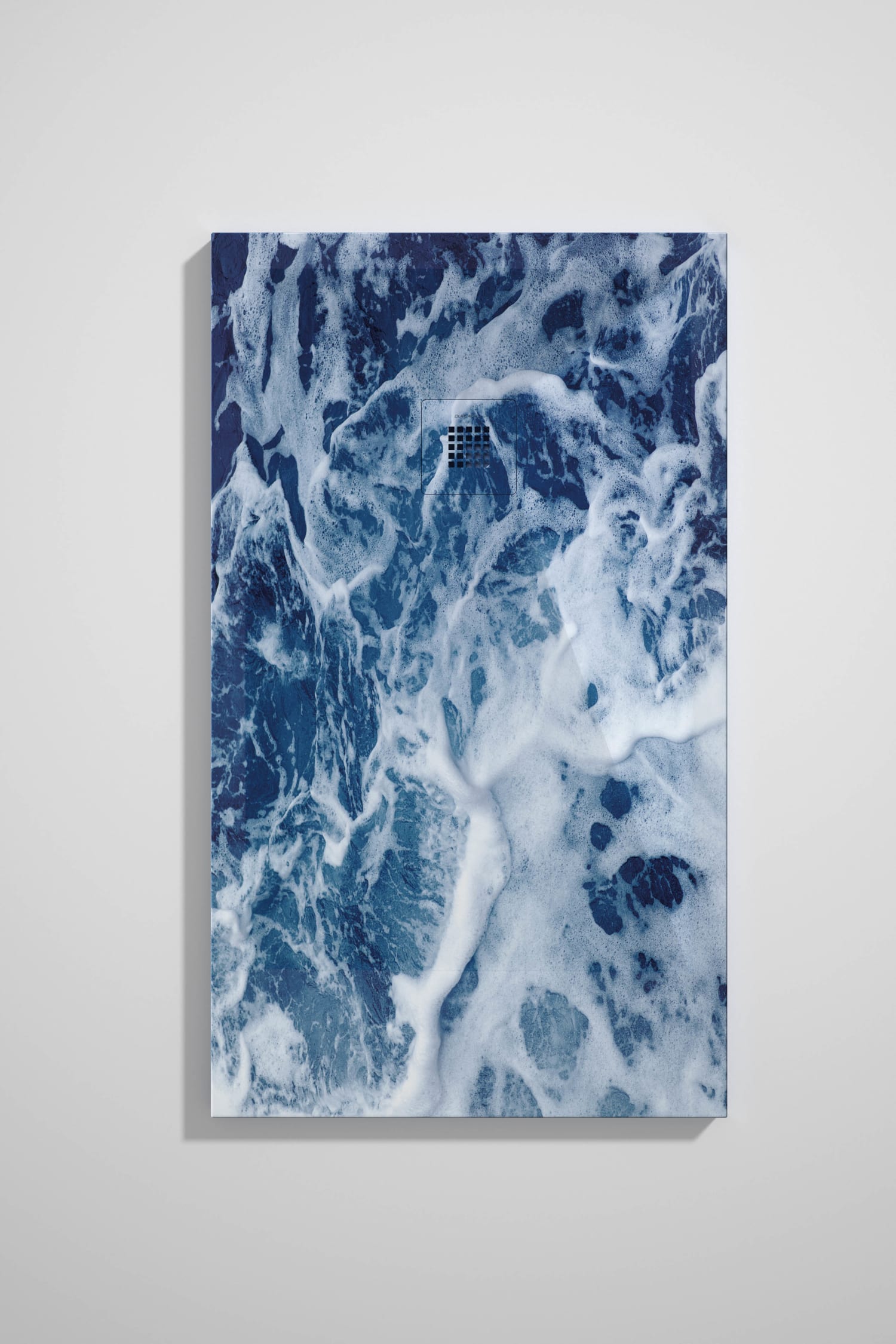 Platos de ducha de resina decorados Bruntec Design 3D Azul opción 10
