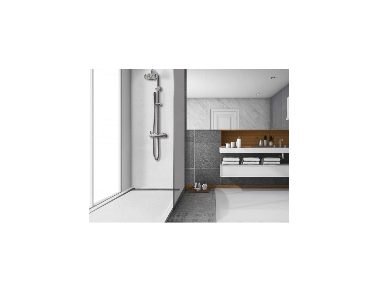 Plato de ducha Bruntec Premium Ambiente 12
