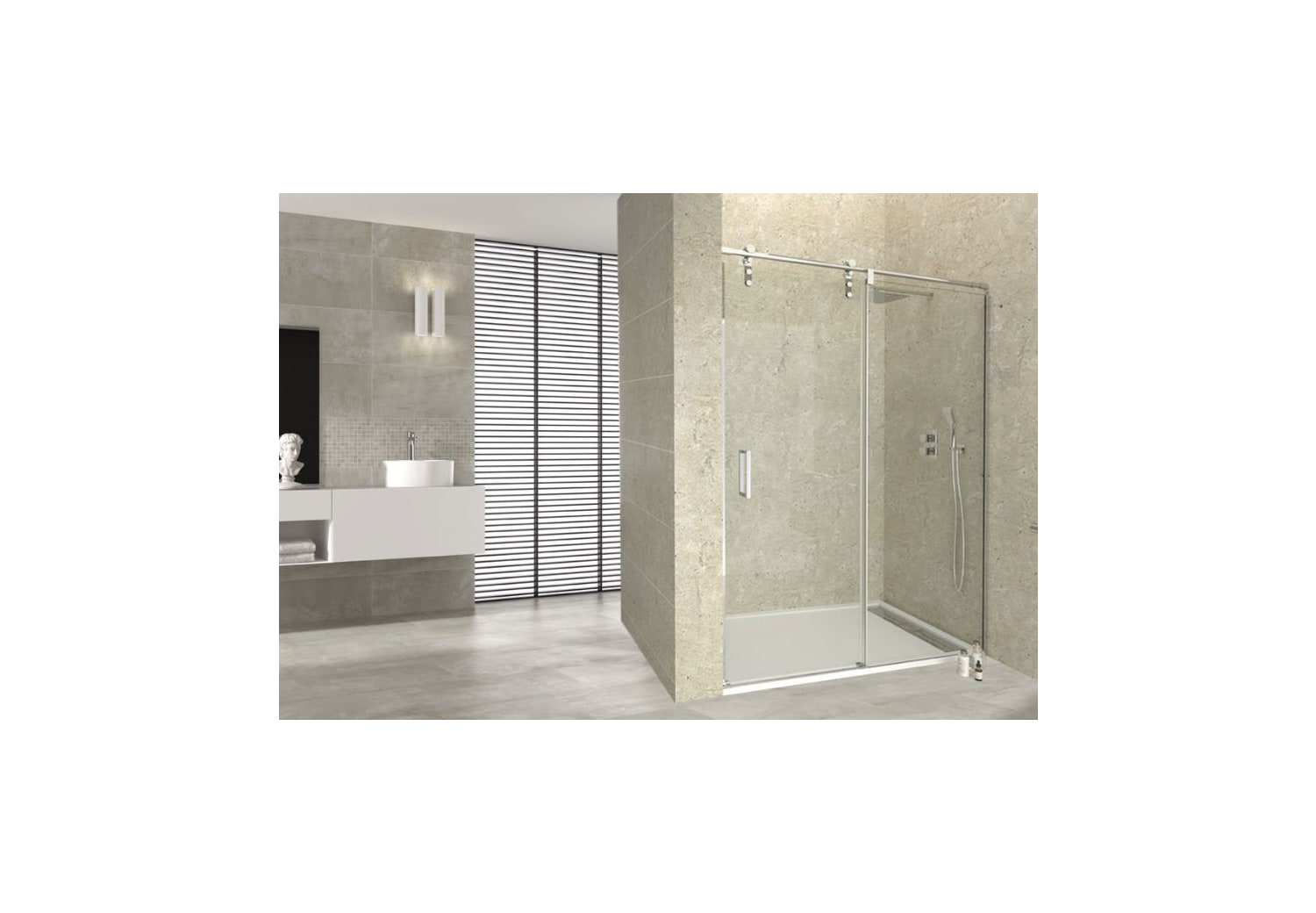 Mampara de ducha GME Moving Ambiente 5