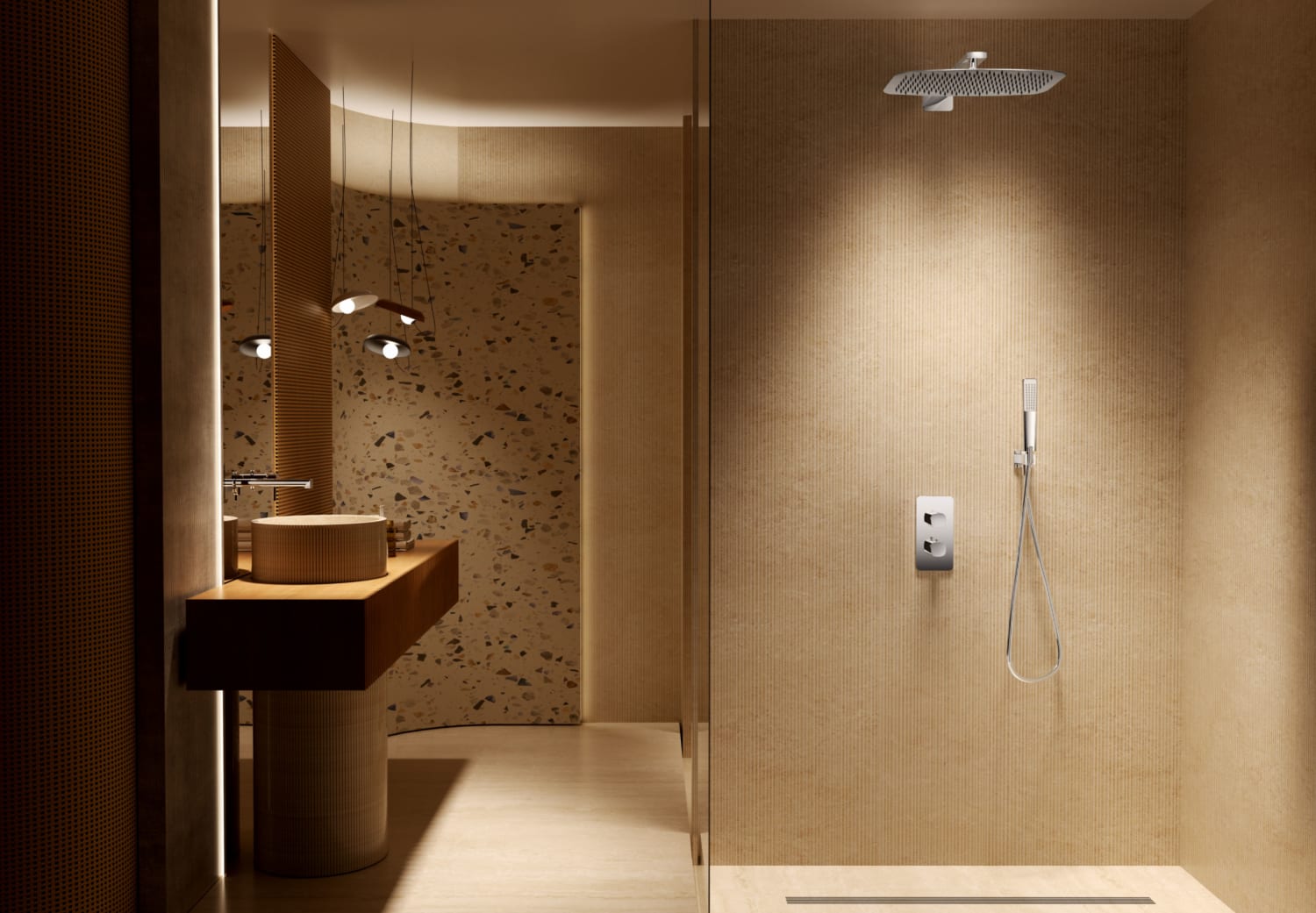 Conjunto de ducha empotrado Imex Toscana Ambiente 8