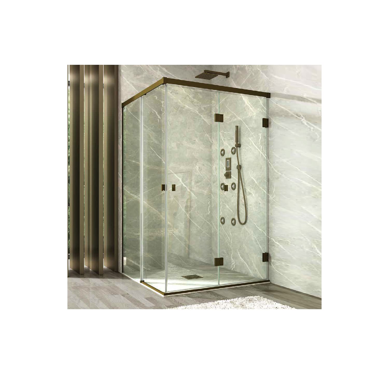 Mampara de ducha Glassinox Combi Principal 2