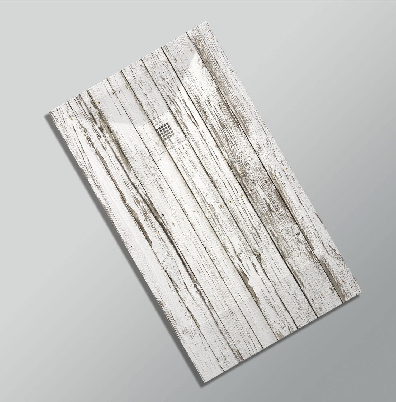 Platos de ducha de resina decorados Bruntec Design 3D Madera Rústica opción 21