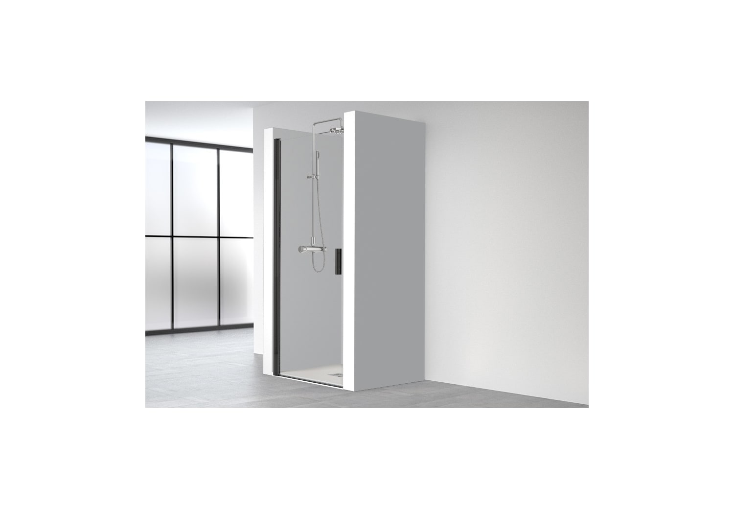 Mampara de ducha Profiltek Hada Plus (HP-310) opción 2