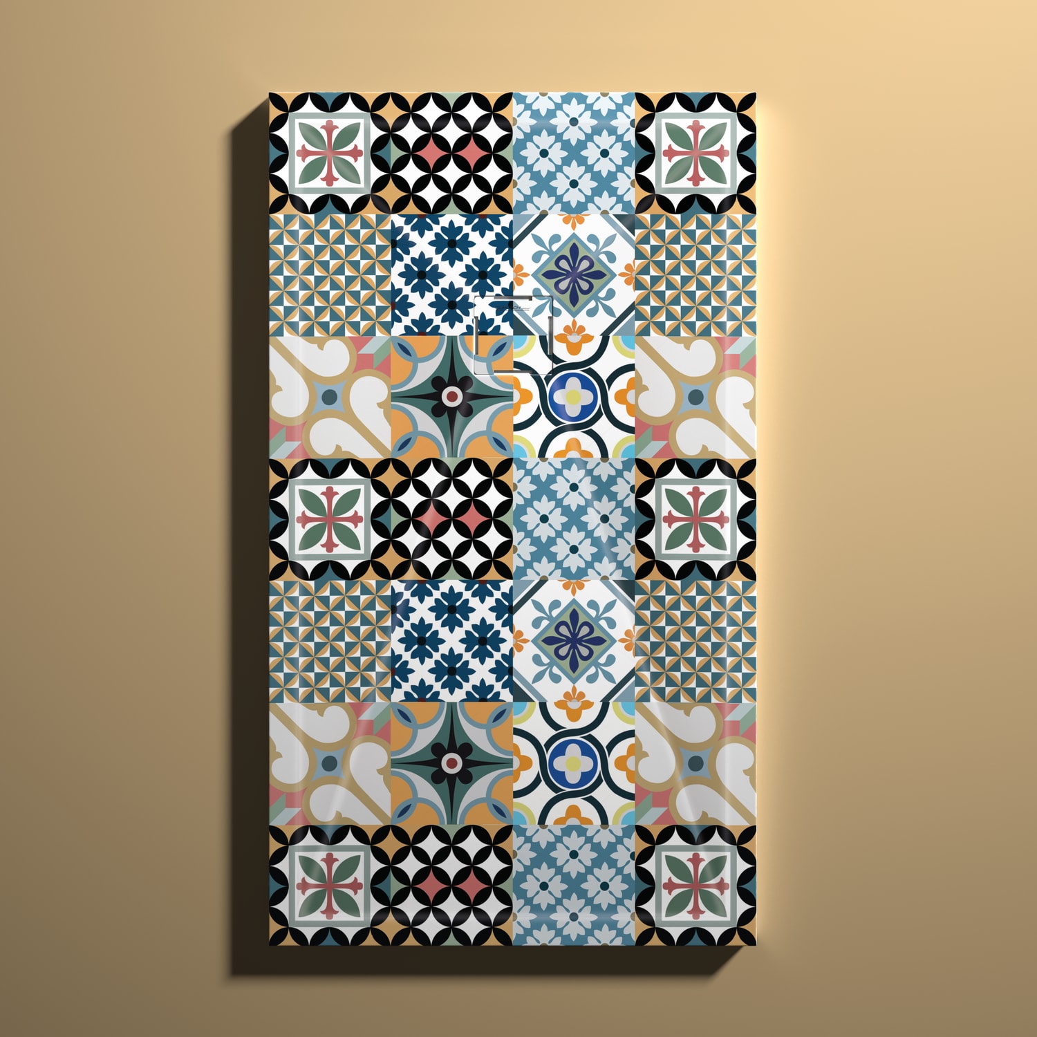 Platos de ducha de resina decorados Bruntec Design 3D Hidráulico Ambiente 1
