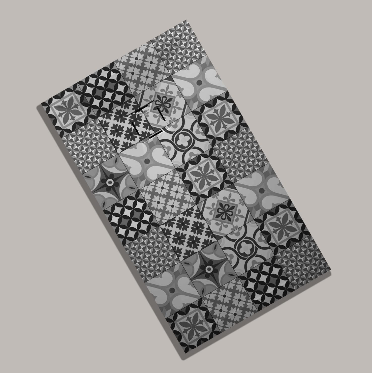 Platos de ducha de resina decorados Bruntec Design 3D Hidráulico Ambiente 2