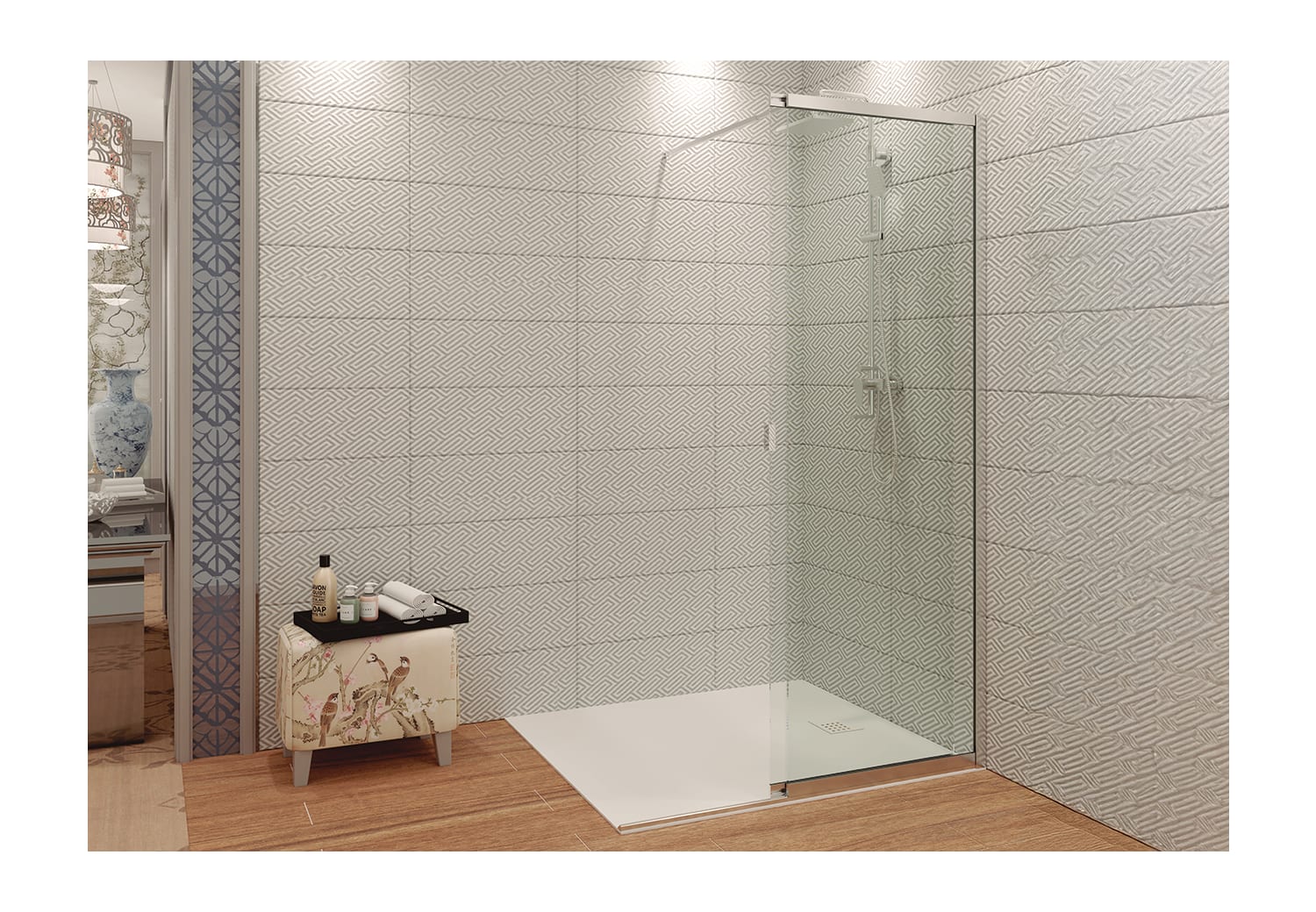 Mampara de ducha Bruntec Ares (100F) Ambiente 9
