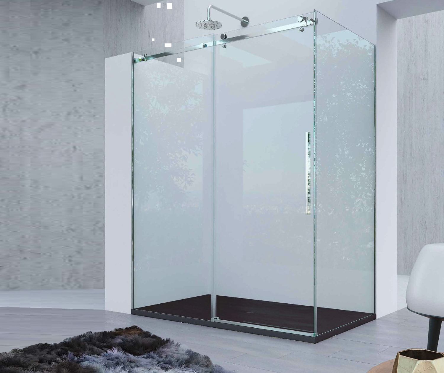 Mampara de ducha Glassinox Bernini Principal 0