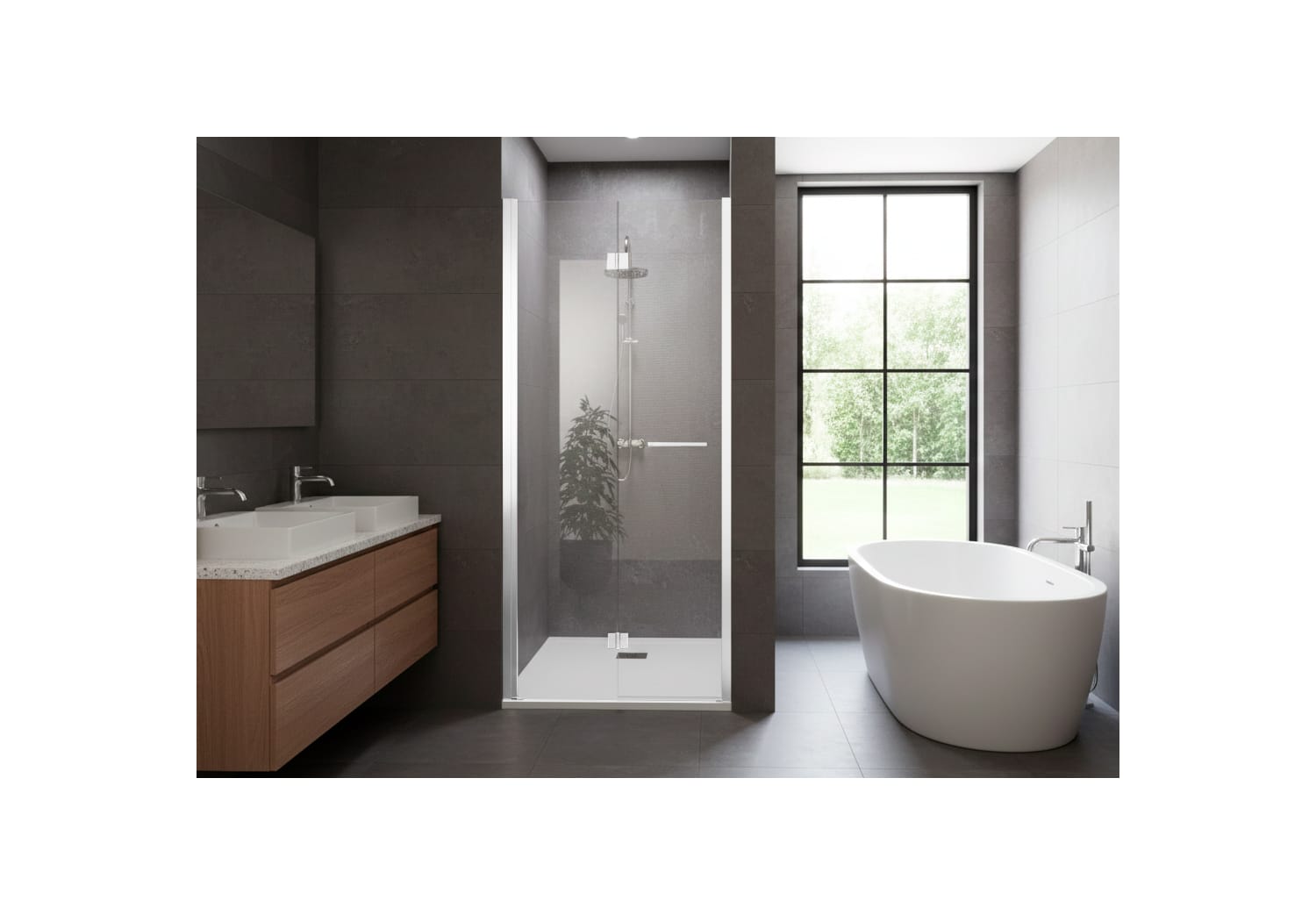 Mampara de ducha plegable Orleans Principal 1