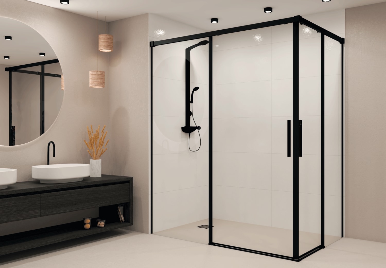Mampara de ducha Bruntec Elite 300 Principal 1