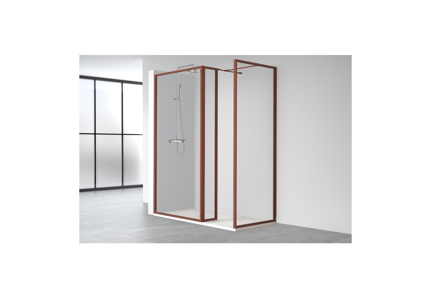 Mampara de ducha Profiltek Nordic (FN-2131) opción 5