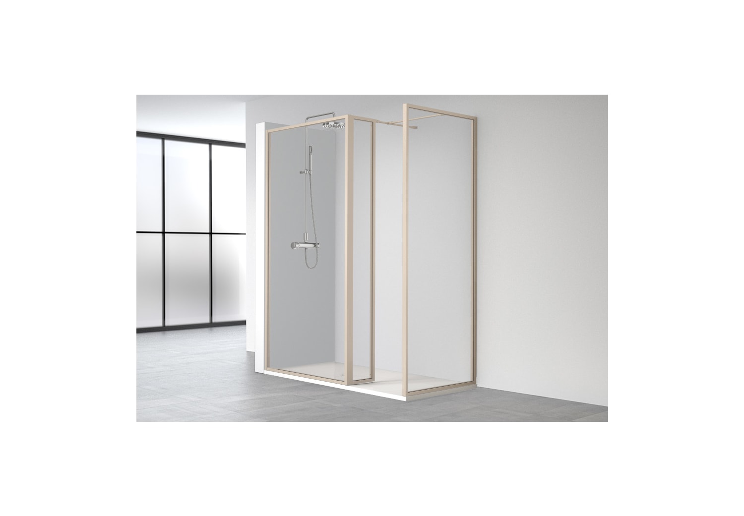 Mampara de ducha Profiltek Nordic (FN-2131) opción 6