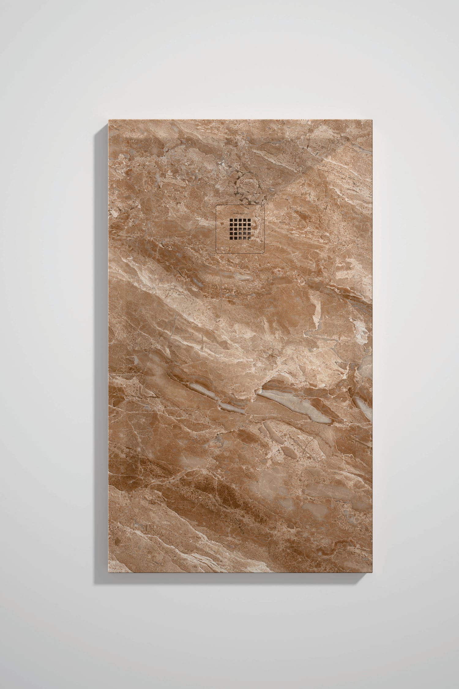 Platos de ducha de resina decorados Bruntec Stone 3D Mármol opción 21