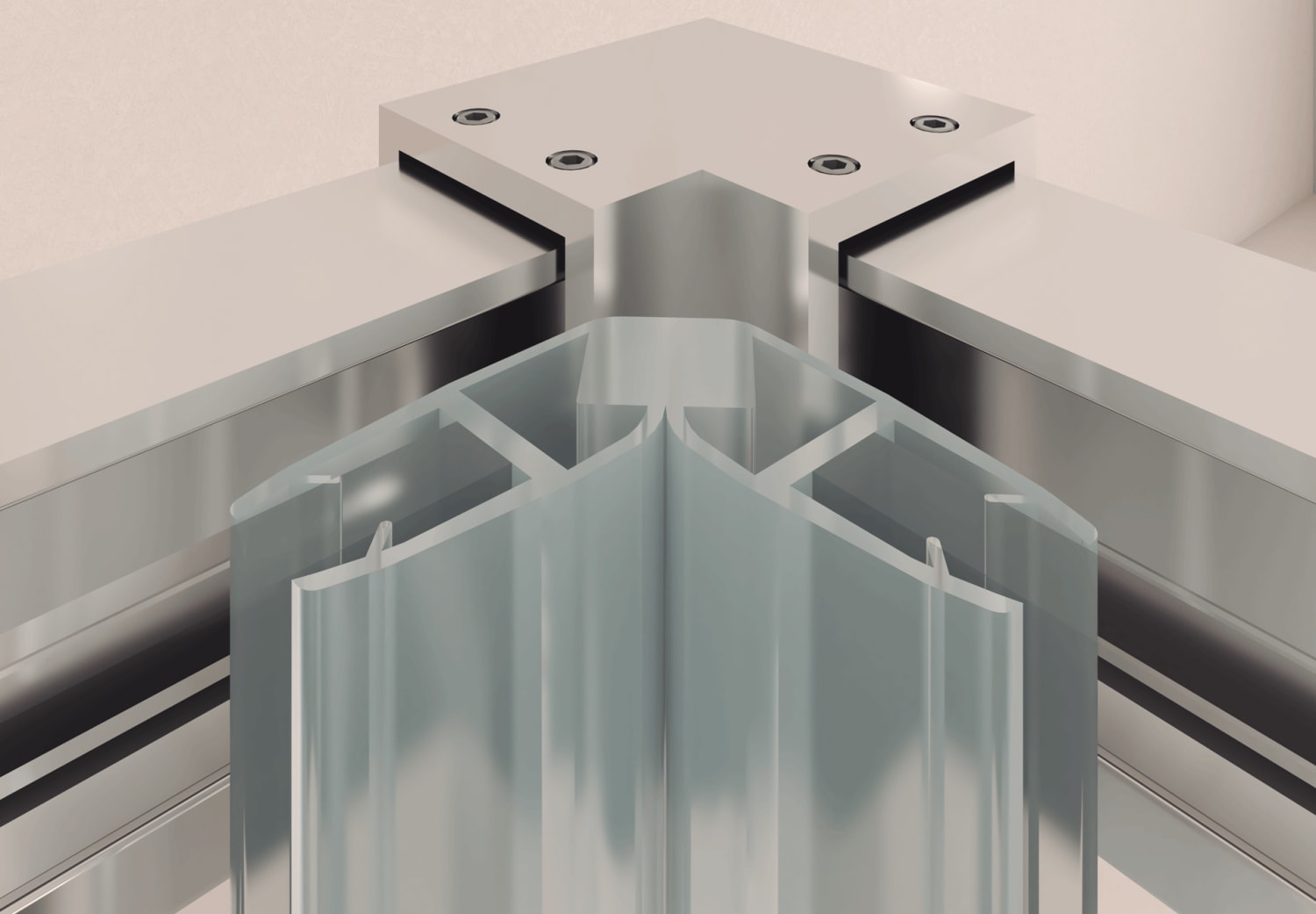 Mampara de ducha Bruntec Elite 400 Detalle 3