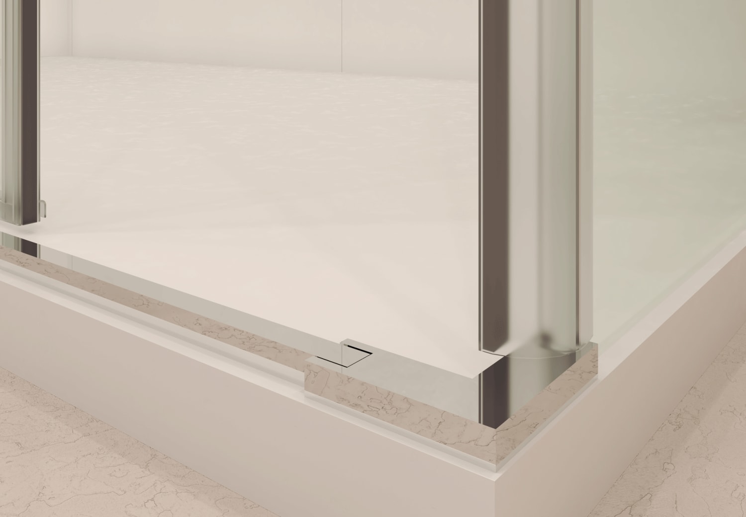 Mampara de ducha Bruntec Elite 400 Detalle 4