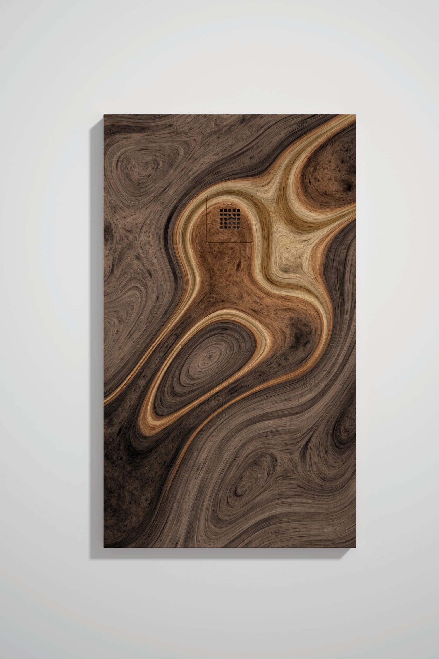 Platos de ducha de resina decorados Bruntec Design 3D Madera 2 opción 6