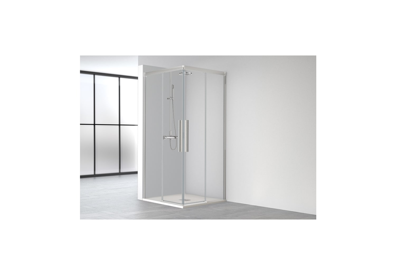 Mampara de Ducha Profiltek Wind (WI-220) opción 3