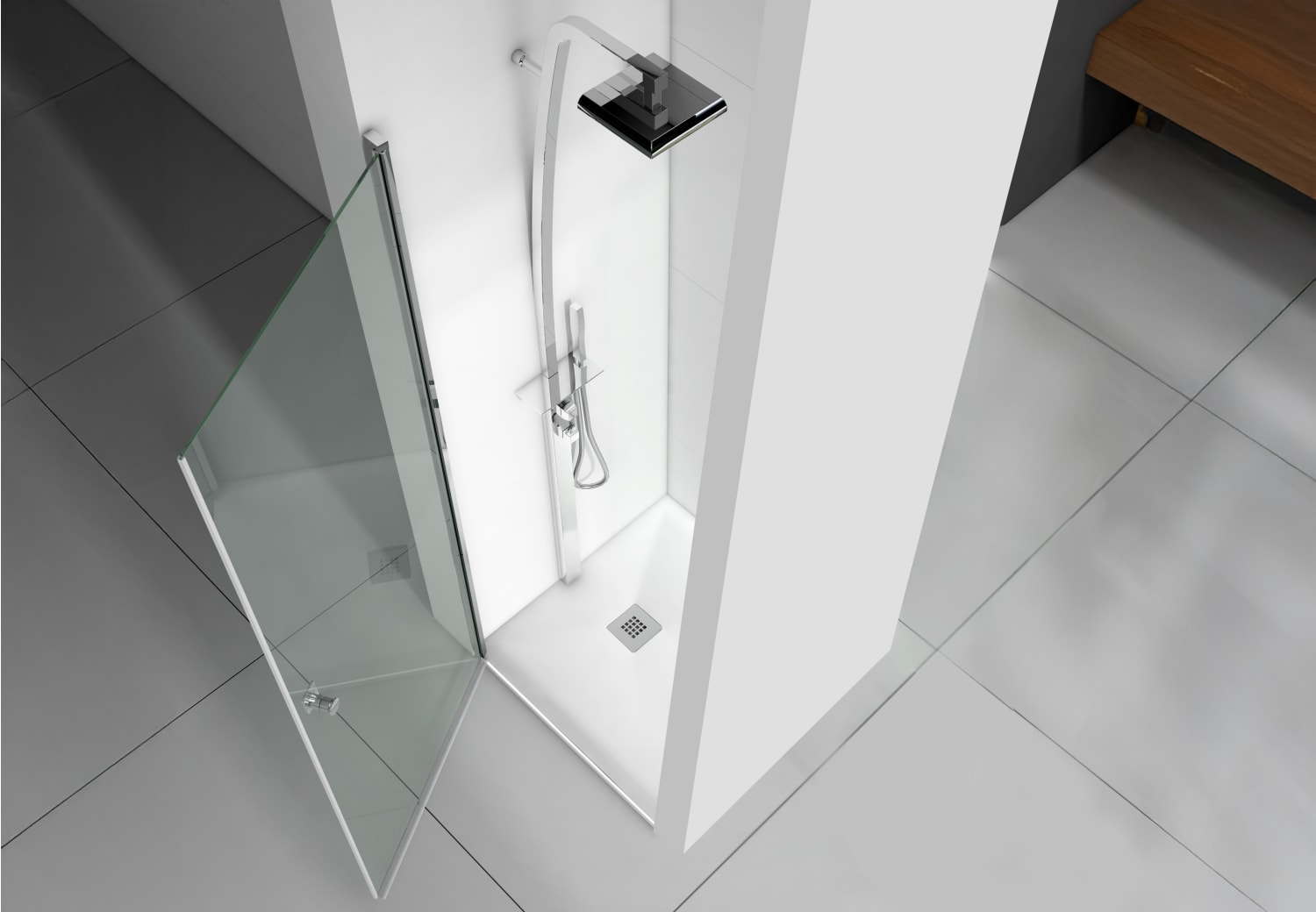 Mampara de ducha Clean Detalle 3