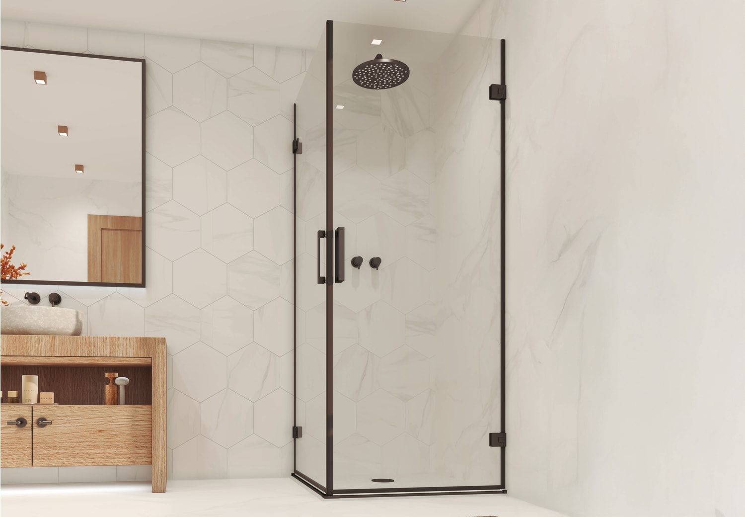 Mampara de ducha Bruntec Kira (300A) Principal 0
