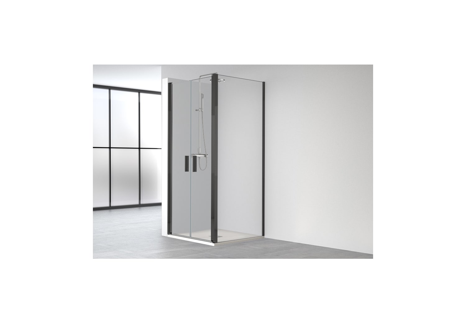 Mampara de ducha Profiltek Hada  Plus (LDF-HP-307) opción 2