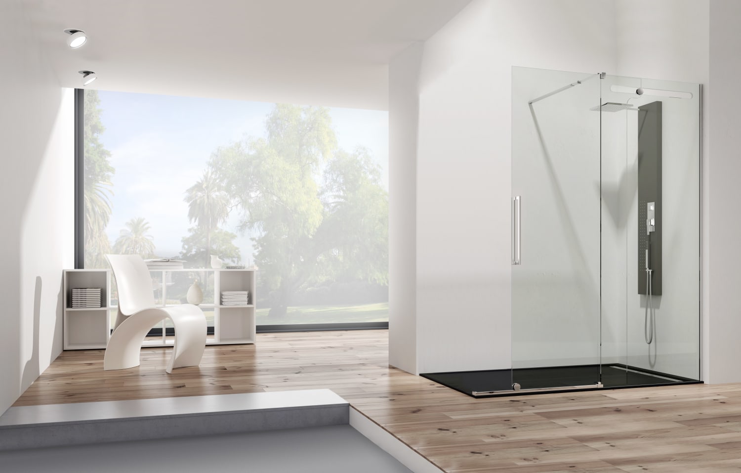 Mampara de ducha GME Vetrum Free Ambiente 5