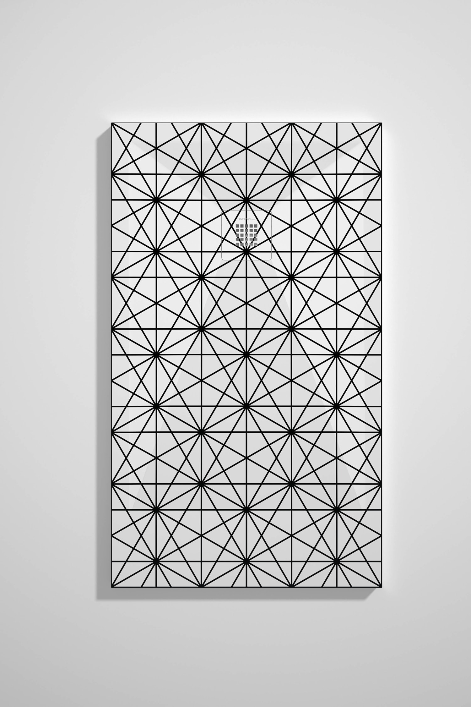 Platos de ducha de resina decorados Bruntec Design 3D Geométricos opción 6
