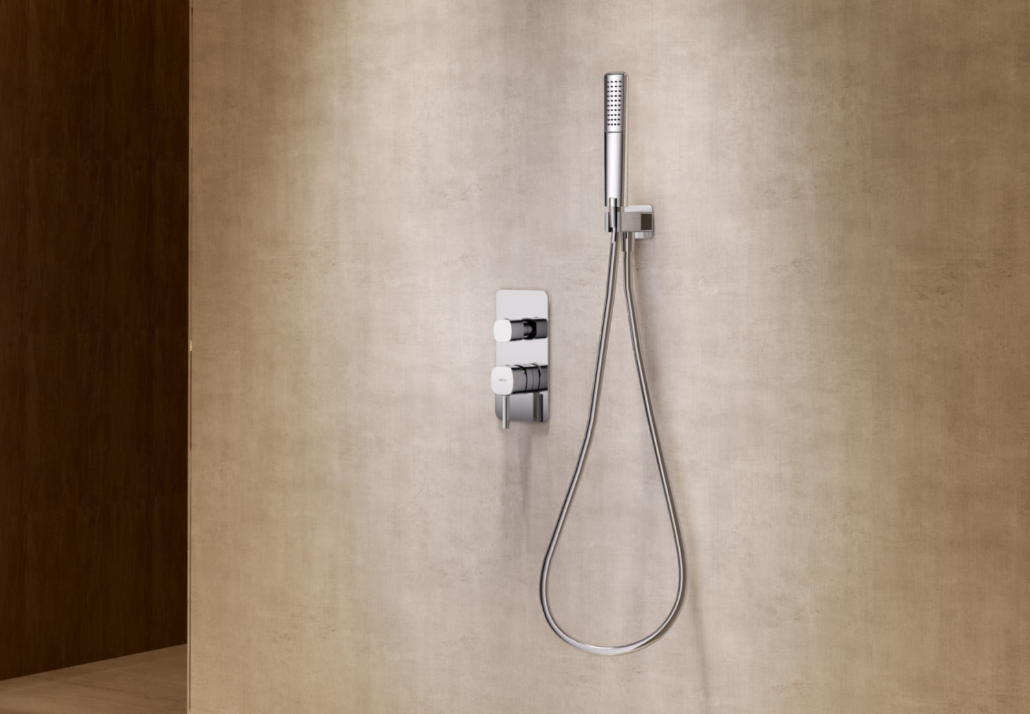 Conjunto de ducha empotrado con rociador movible Imex Toscana Ambiente 8