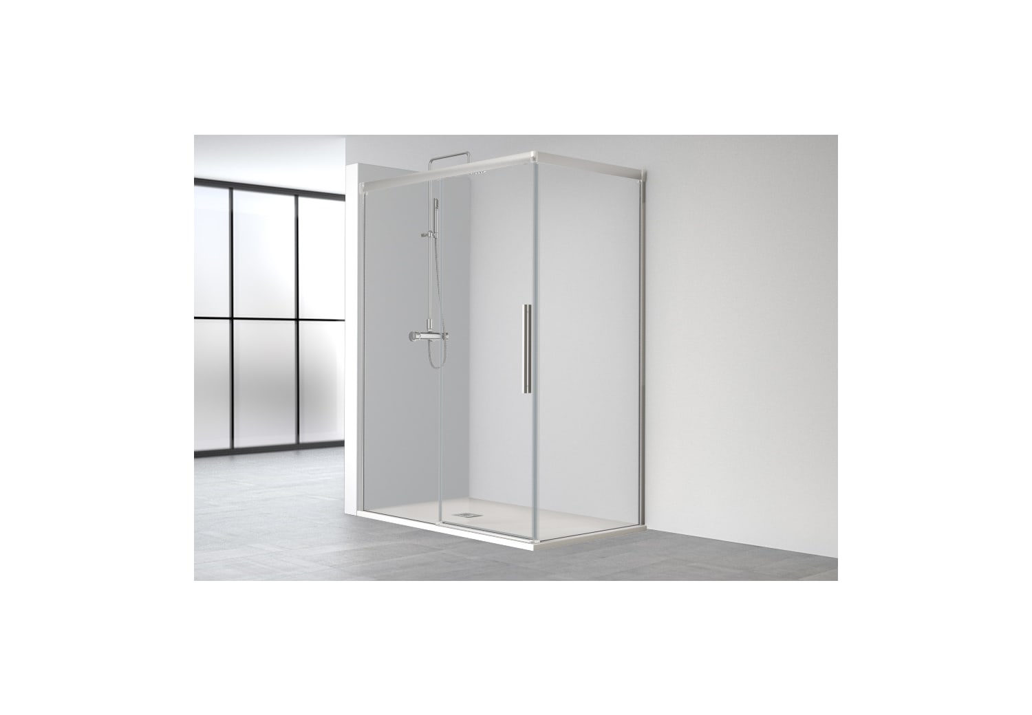 Mampara de Ducha Profiltek Wind (WI-216) opción 3