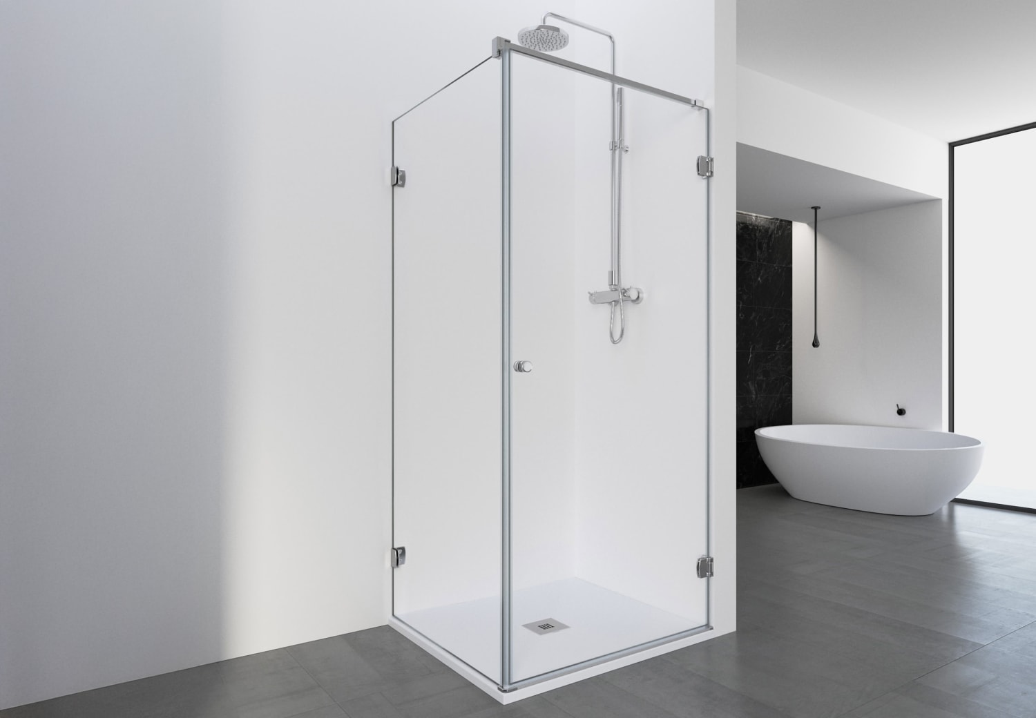 Mampara de ducha Profiltek Newglass (NE-208) Principal 0