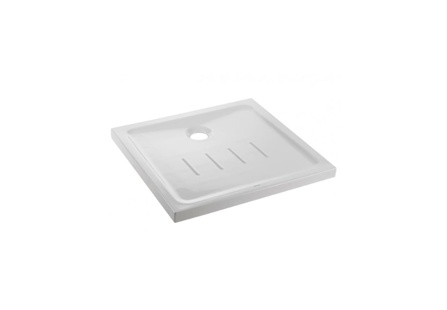 Plato de ducha de cerámica Unisan Waterline Principal 1