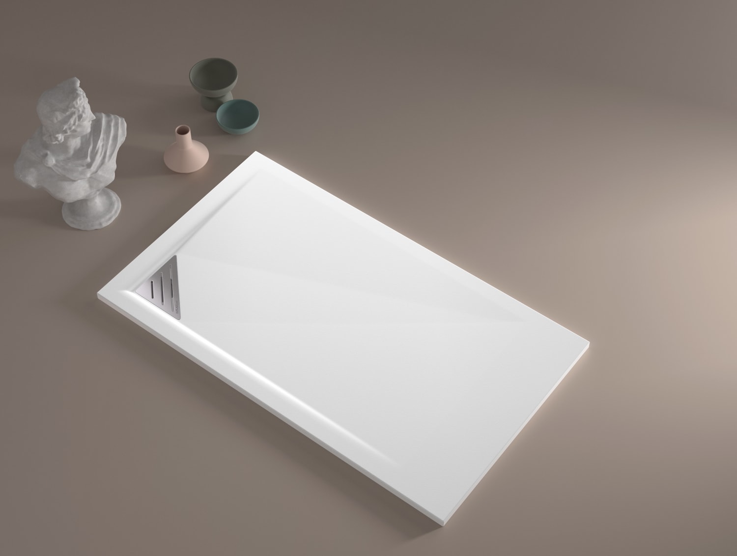 Plato de ducha Bruntec Design Corner Principal 0
