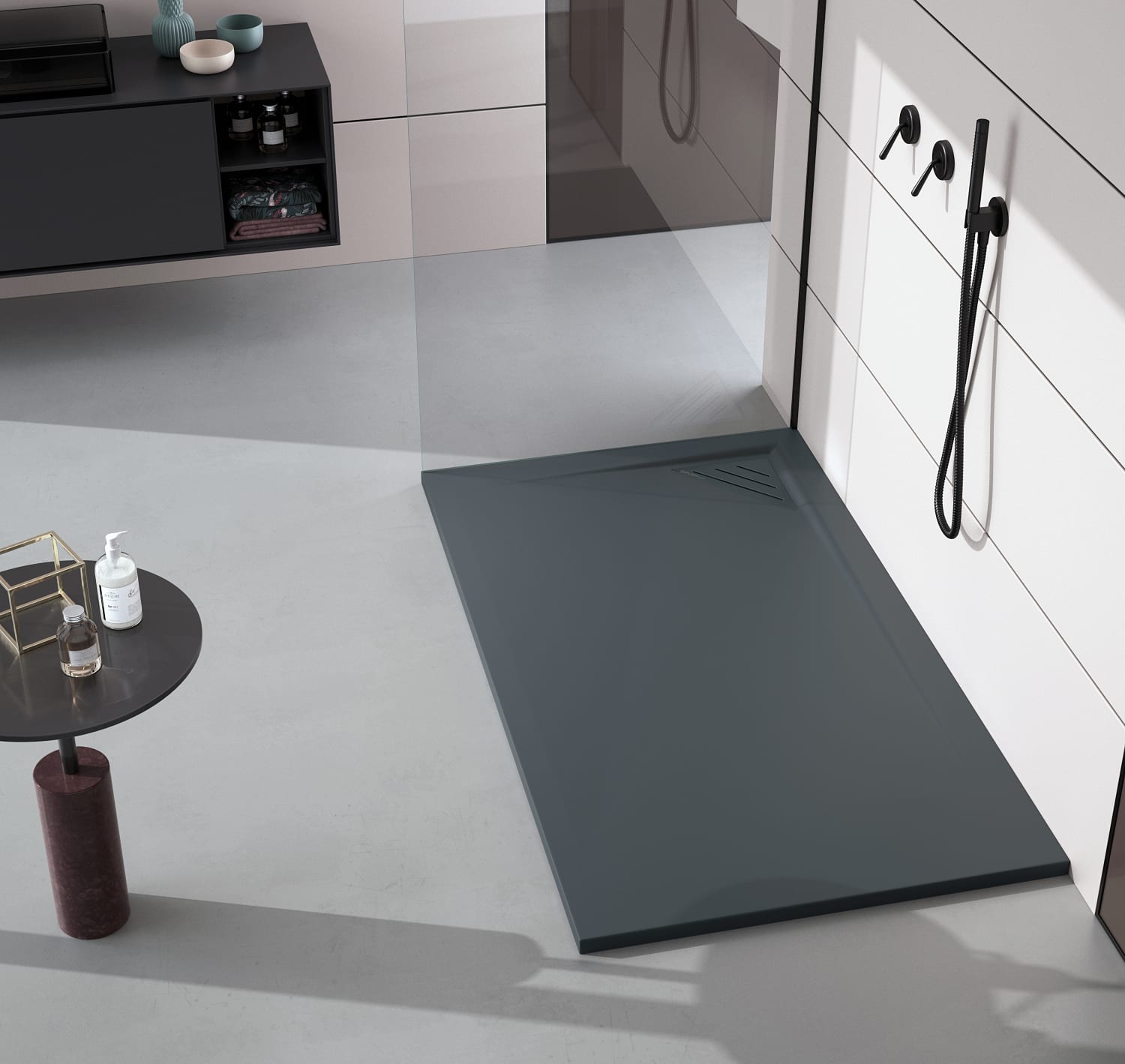 Plato de ducha Bruntec Design Corner Ambiente 4