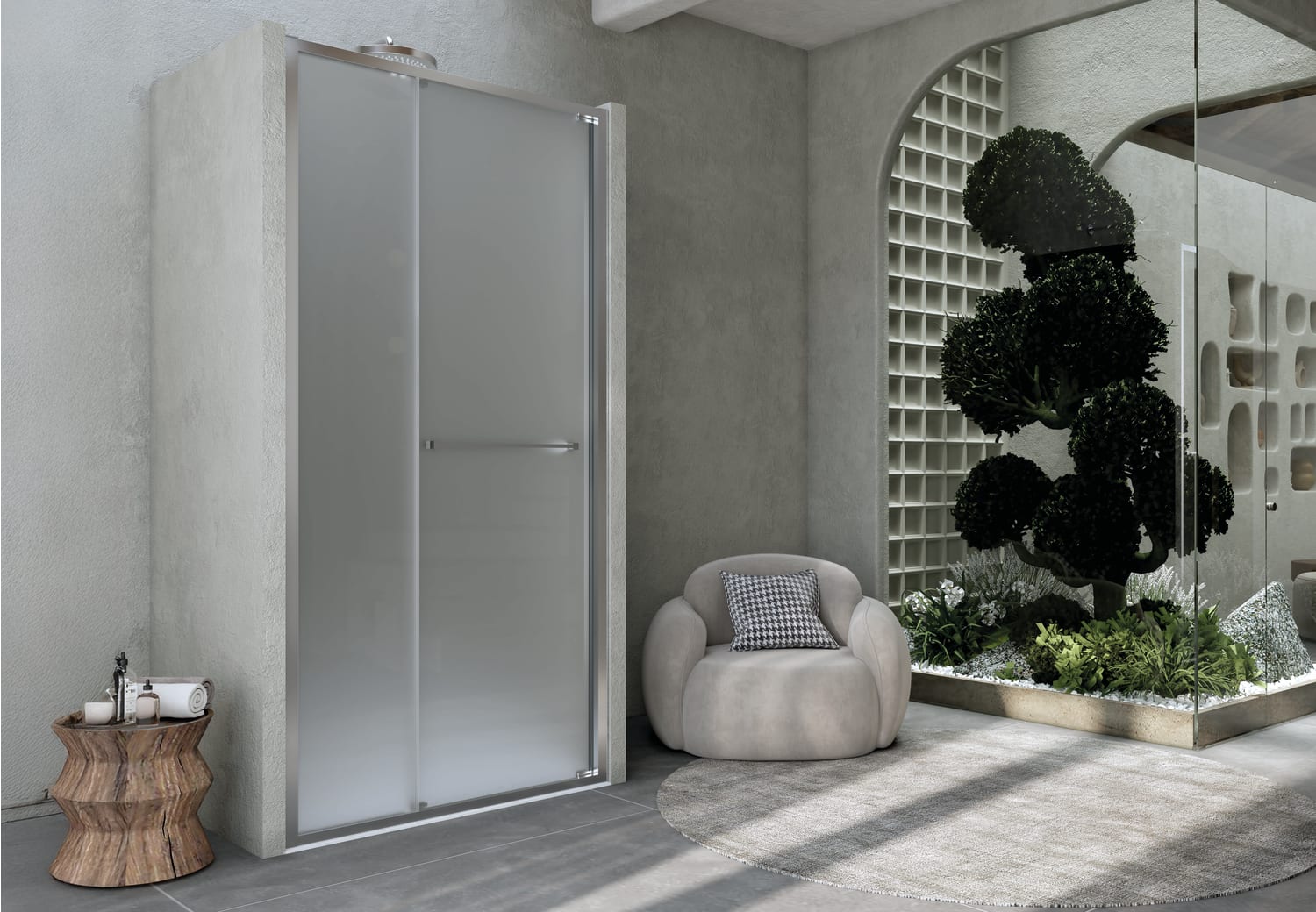 Mampara de ducha Bruntec Next (100 B) Ambiente 7