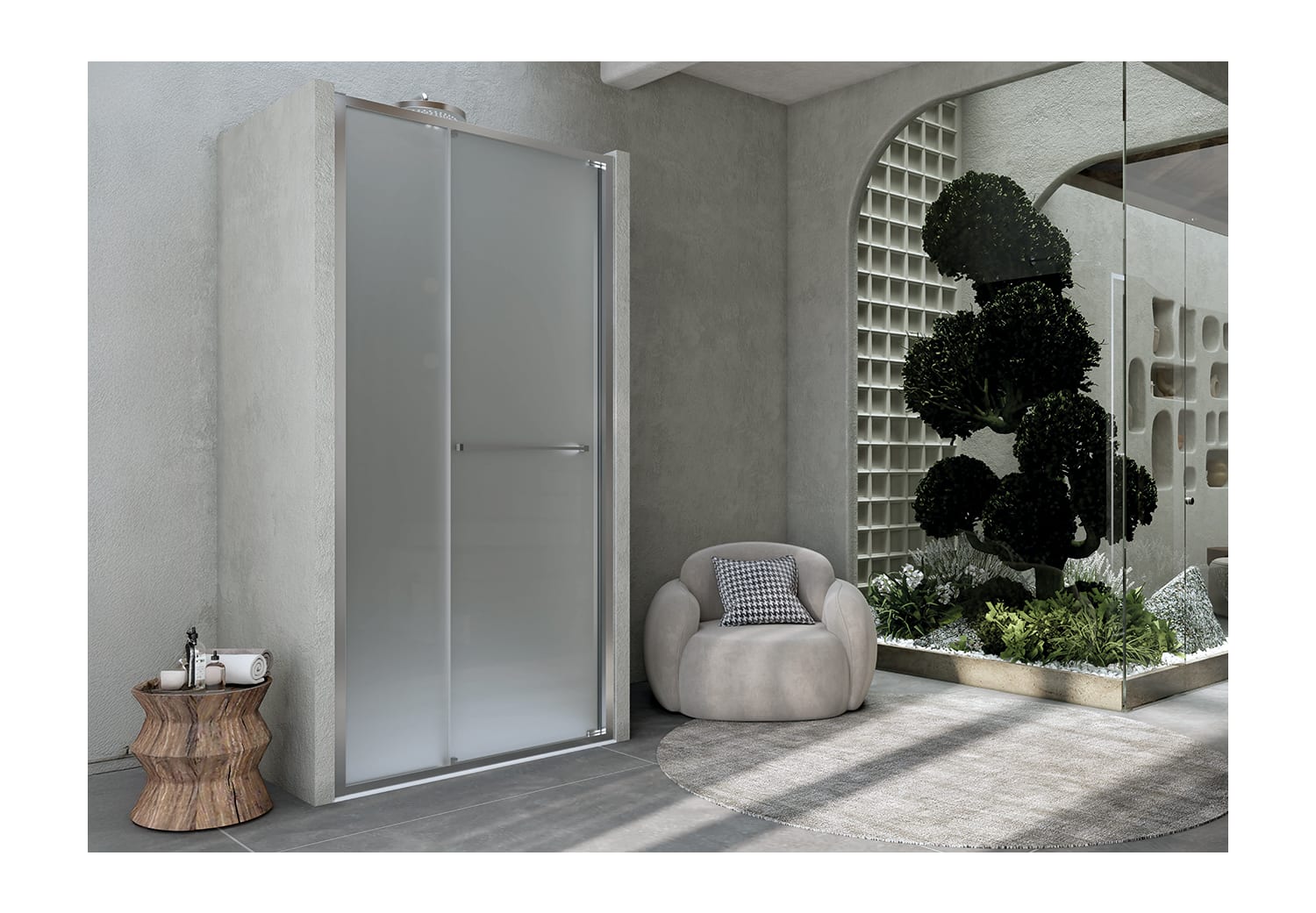 Mampara de ducha Bruntec Next (100 B) Ambiente 7