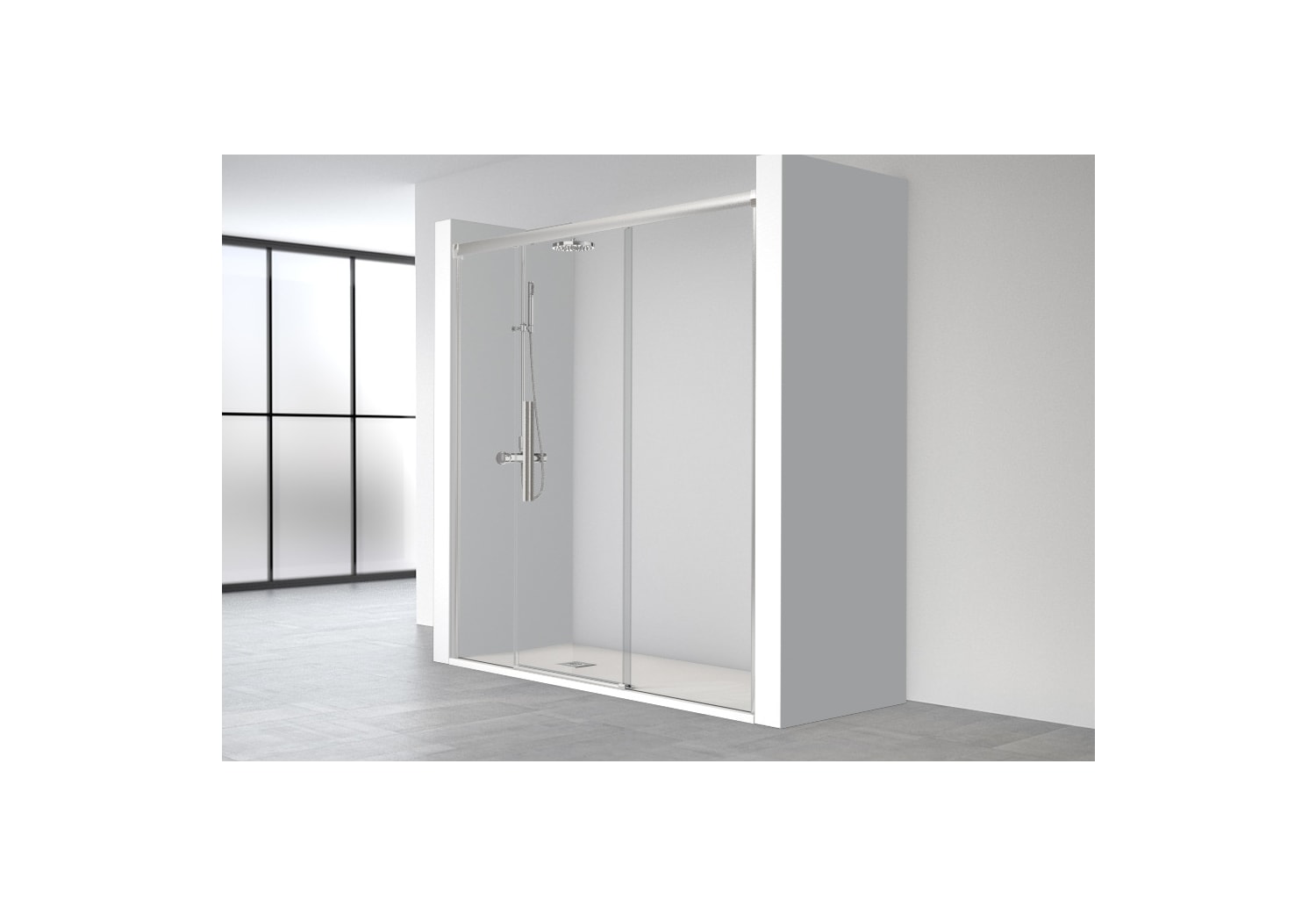 Mampara de Ducha Profiltek Wind (WI-230) opción 3