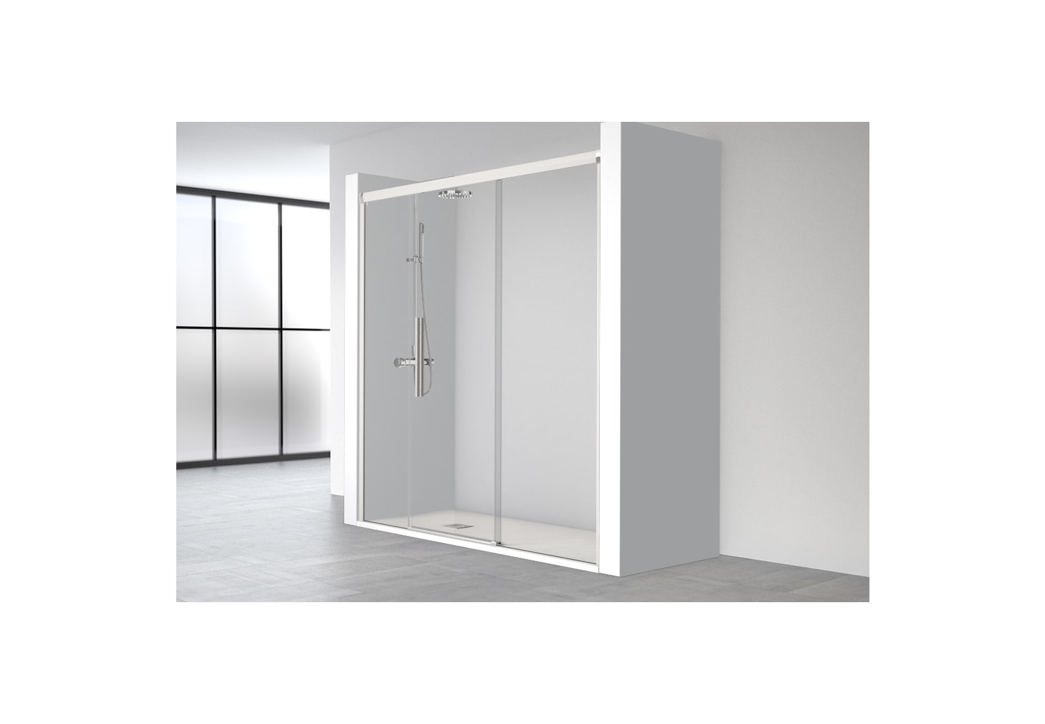 Mampara de Ducha Profiltek Wind (WI-230) opción 2
