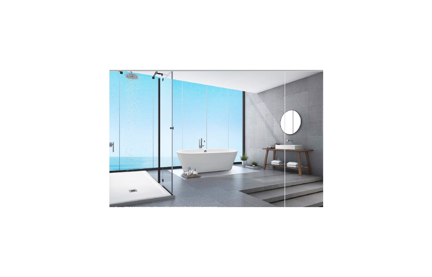 Plato de ducha Bruntec Frame Ambiente 8