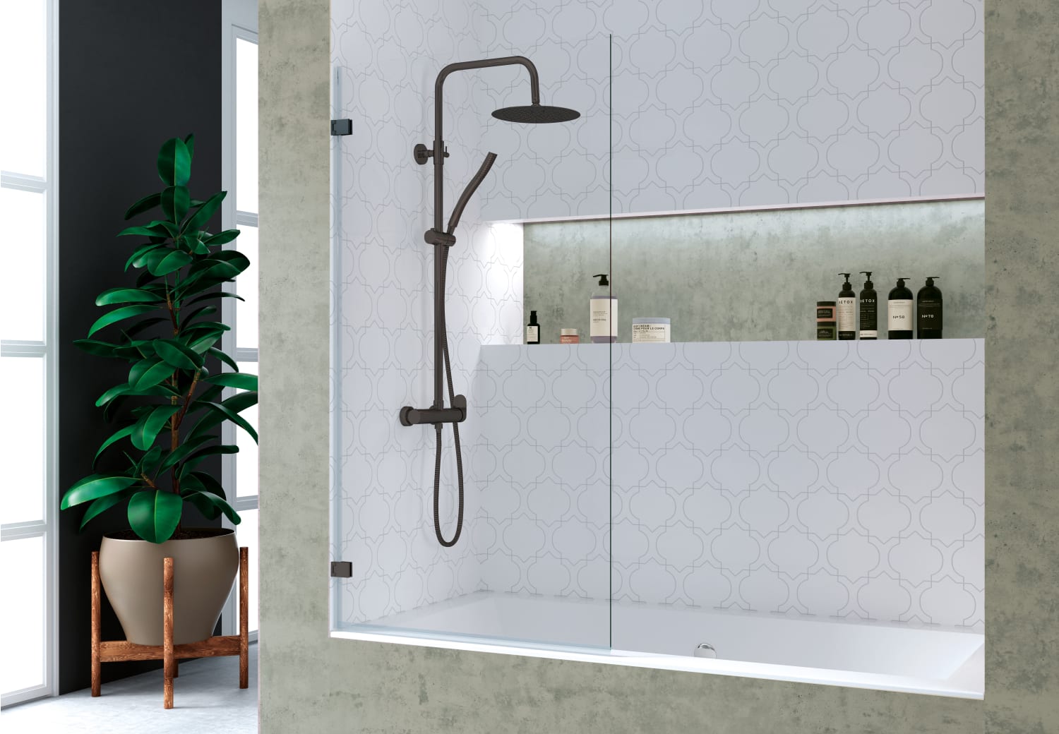 Mampara de bañera Olona Principal 1