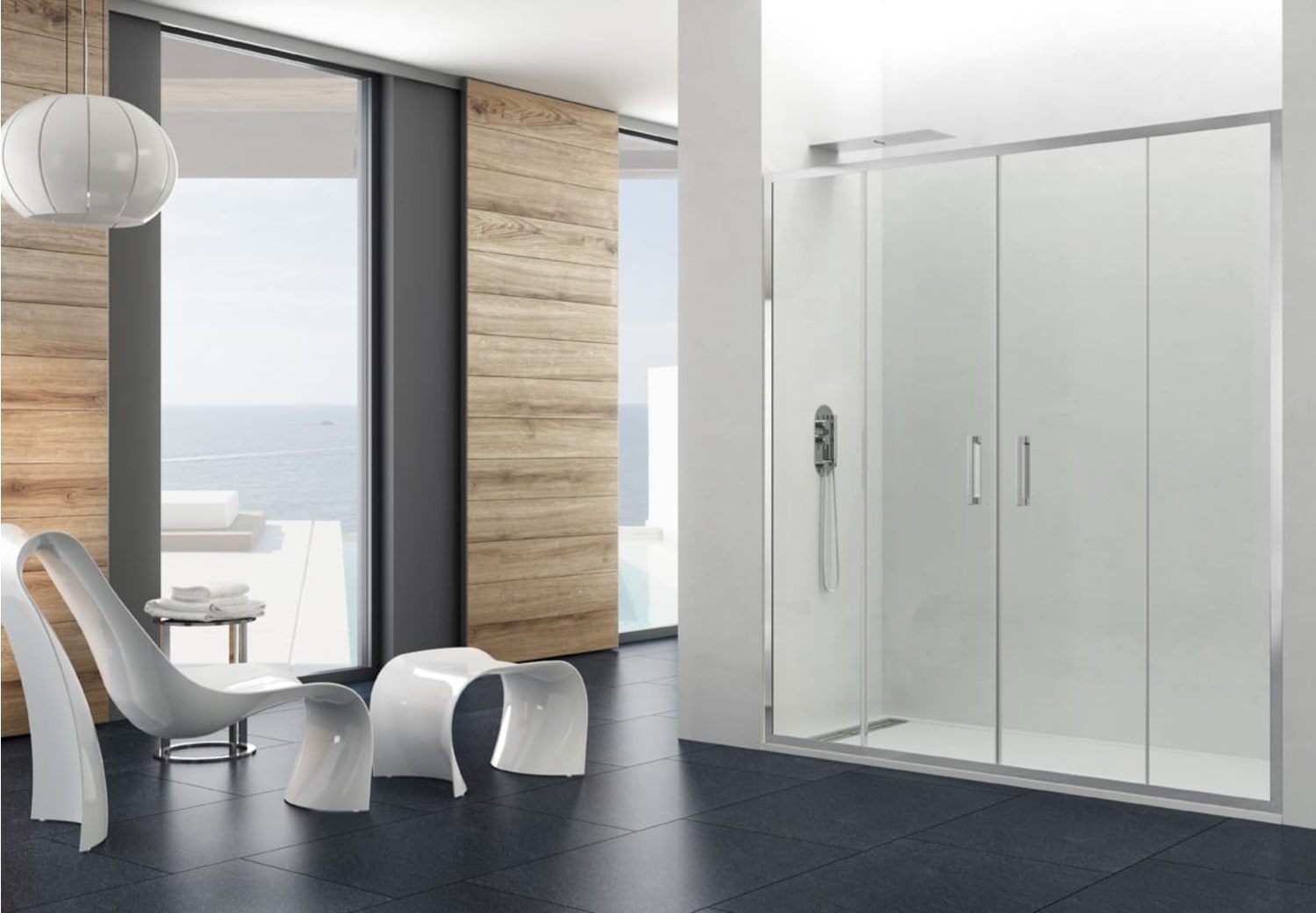 Mampara de ducha GME Titan Prestige Spazio Ambiente 5