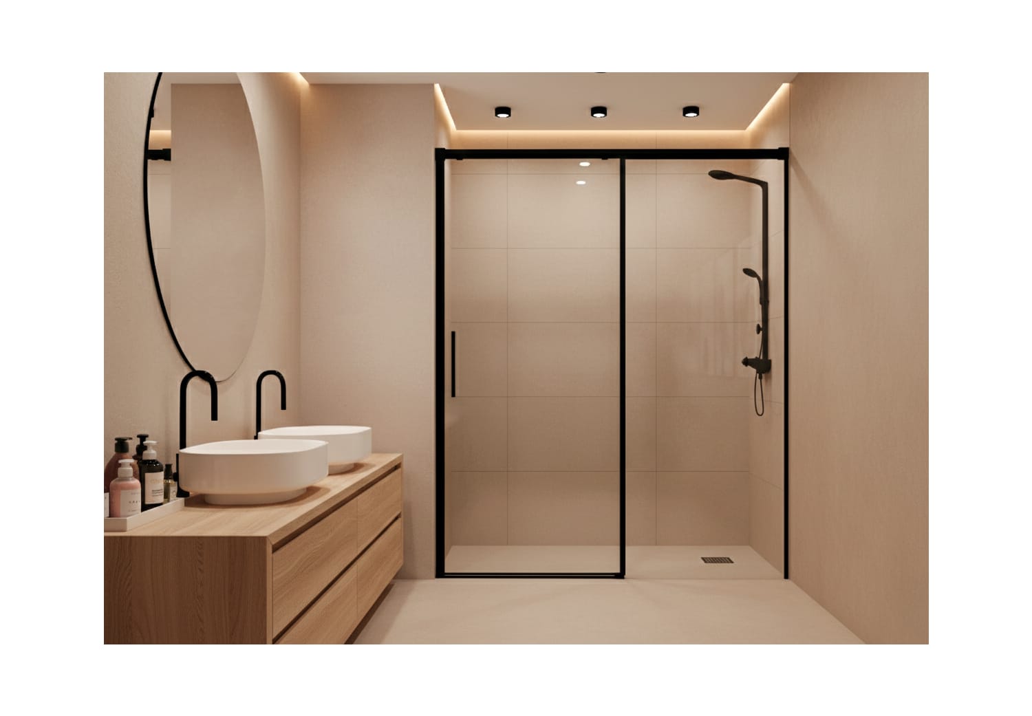 Mampara de ducha Bruntec Elite Ambiente 4