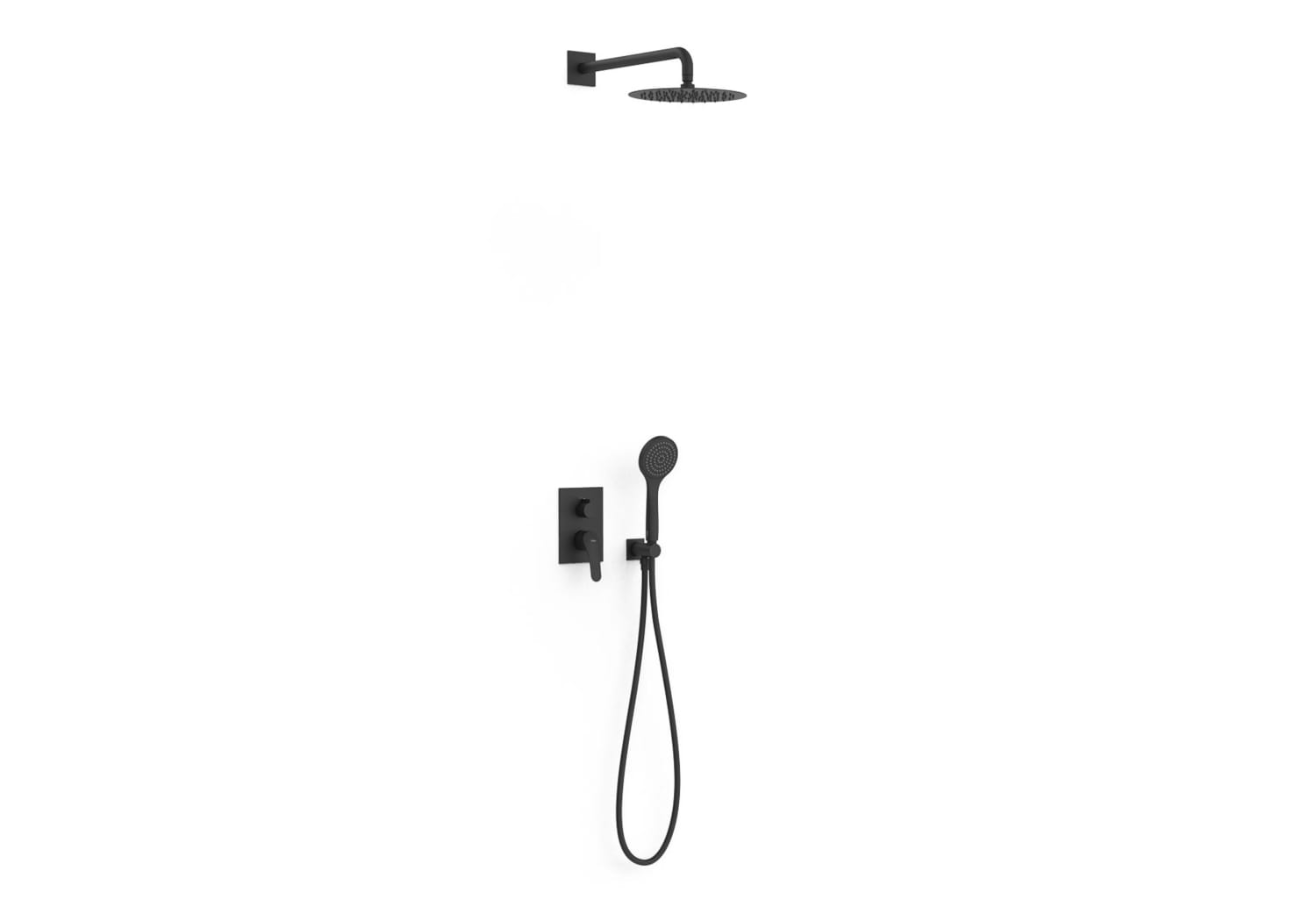 Conjunto de ducha y baño empotrado Tres Base Plus Principal 1