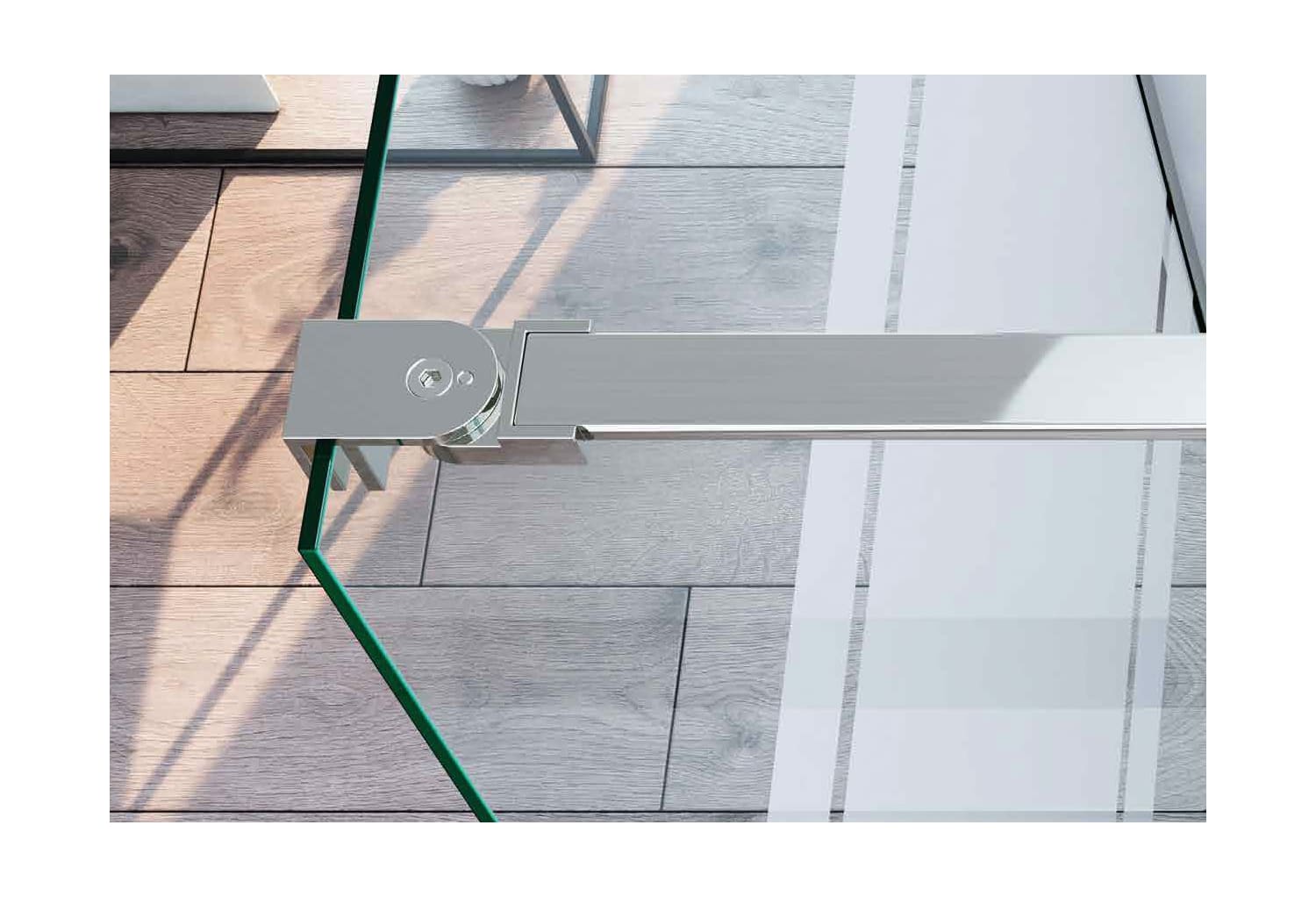 Mampara de ducha Glassinox Aiki Detalle 3