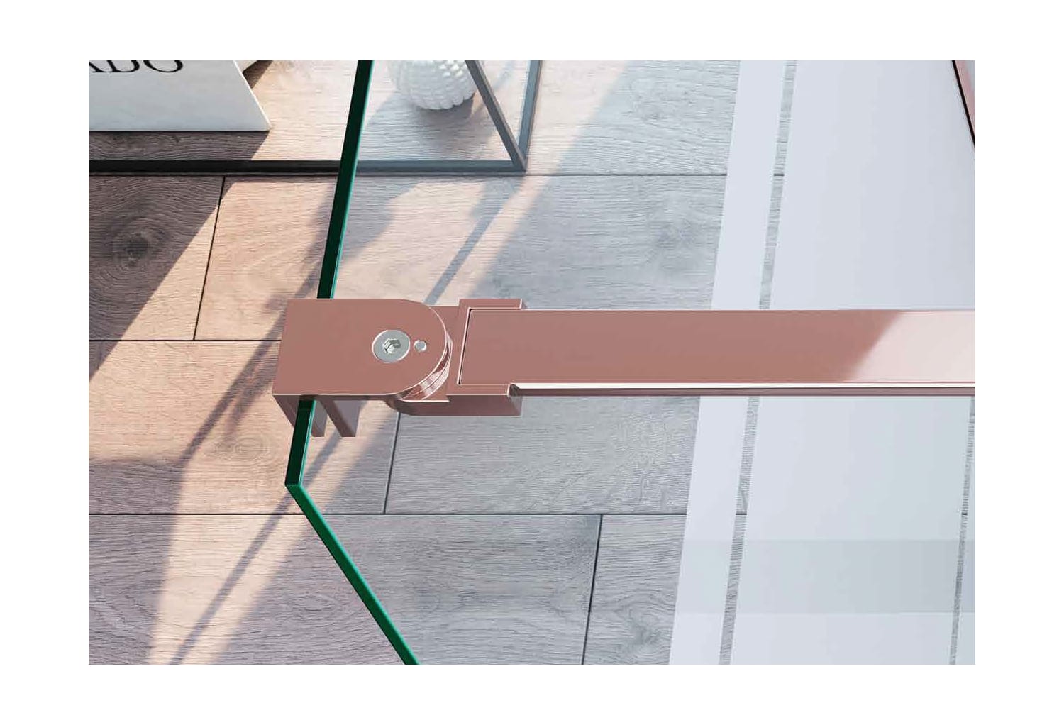 Mampara de ducha Glassinox Aiki Detalle 1