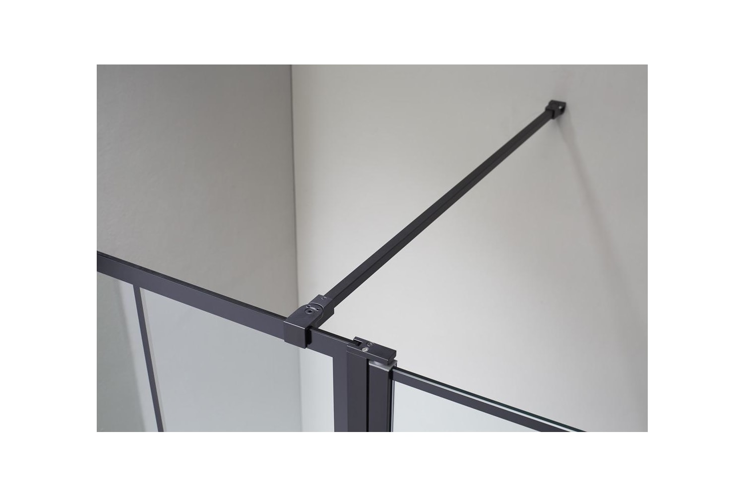 Mampara de ducha GME Screen Black Chess Detalle 1