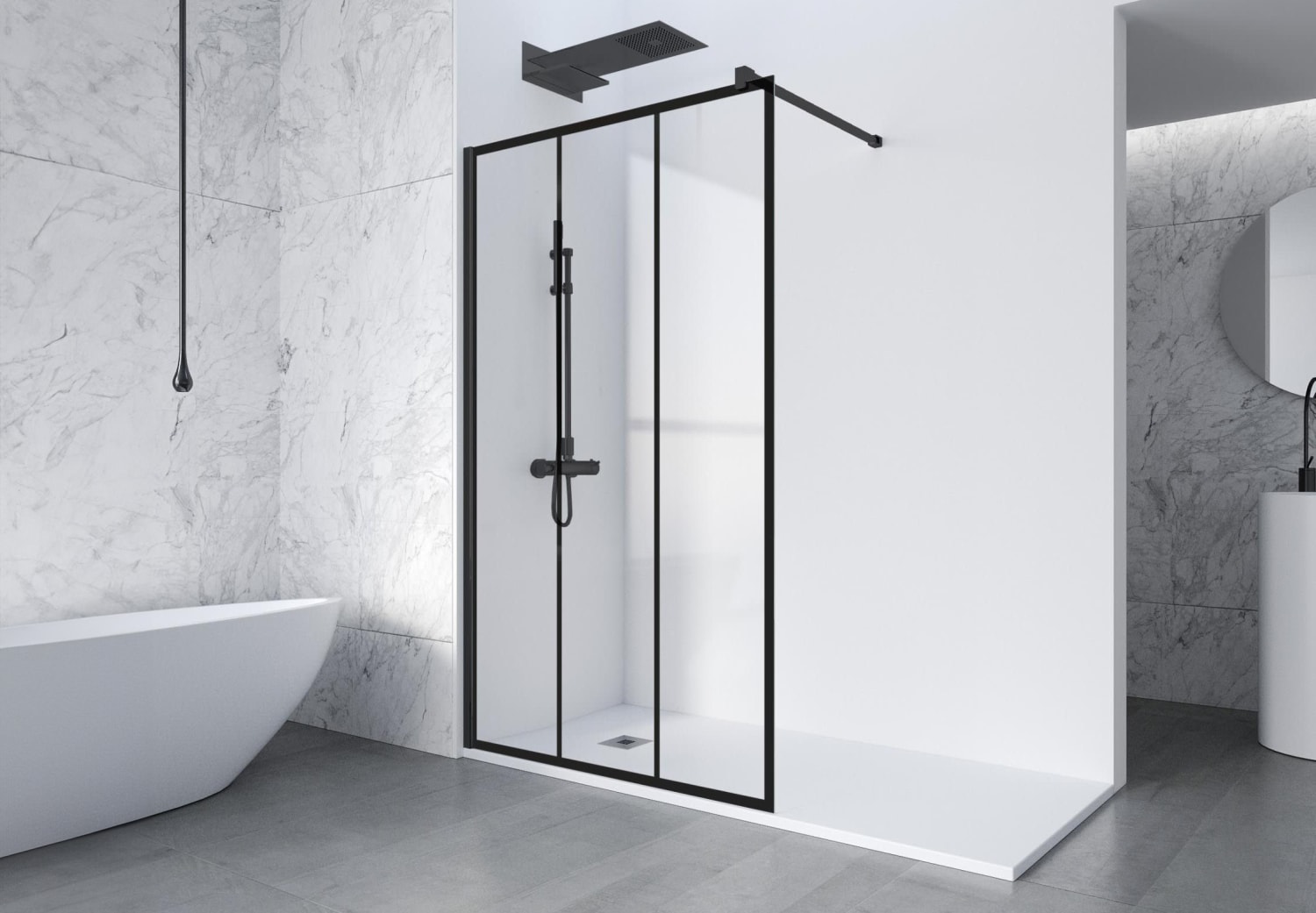 Mampara de ducha Profiltek One (OT-2000) Principal 3