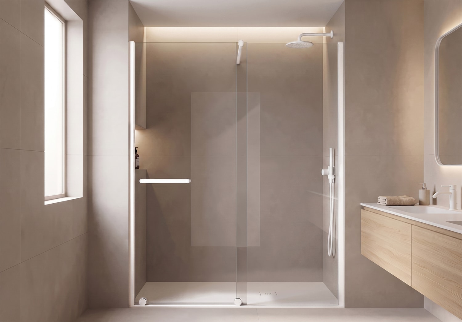 Mampara de ducha a medida Profiltek Vanity (VY-210) Principal 3