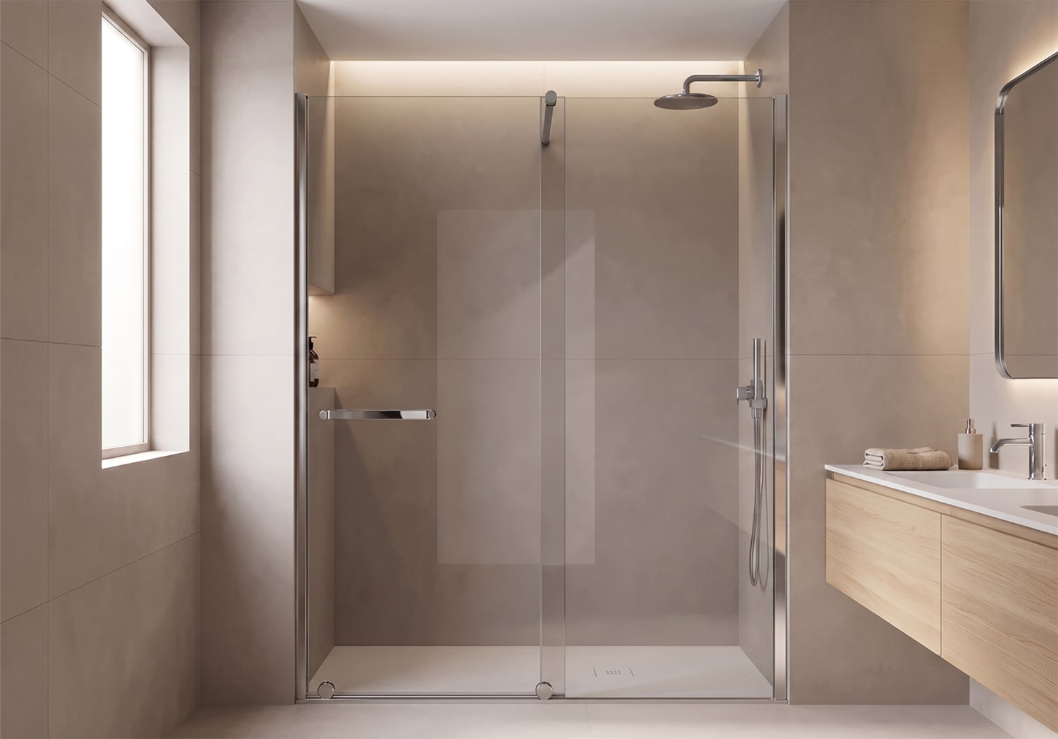 Mampara de ducha a medida Profiltek Vanity (VY-210) Principal 4